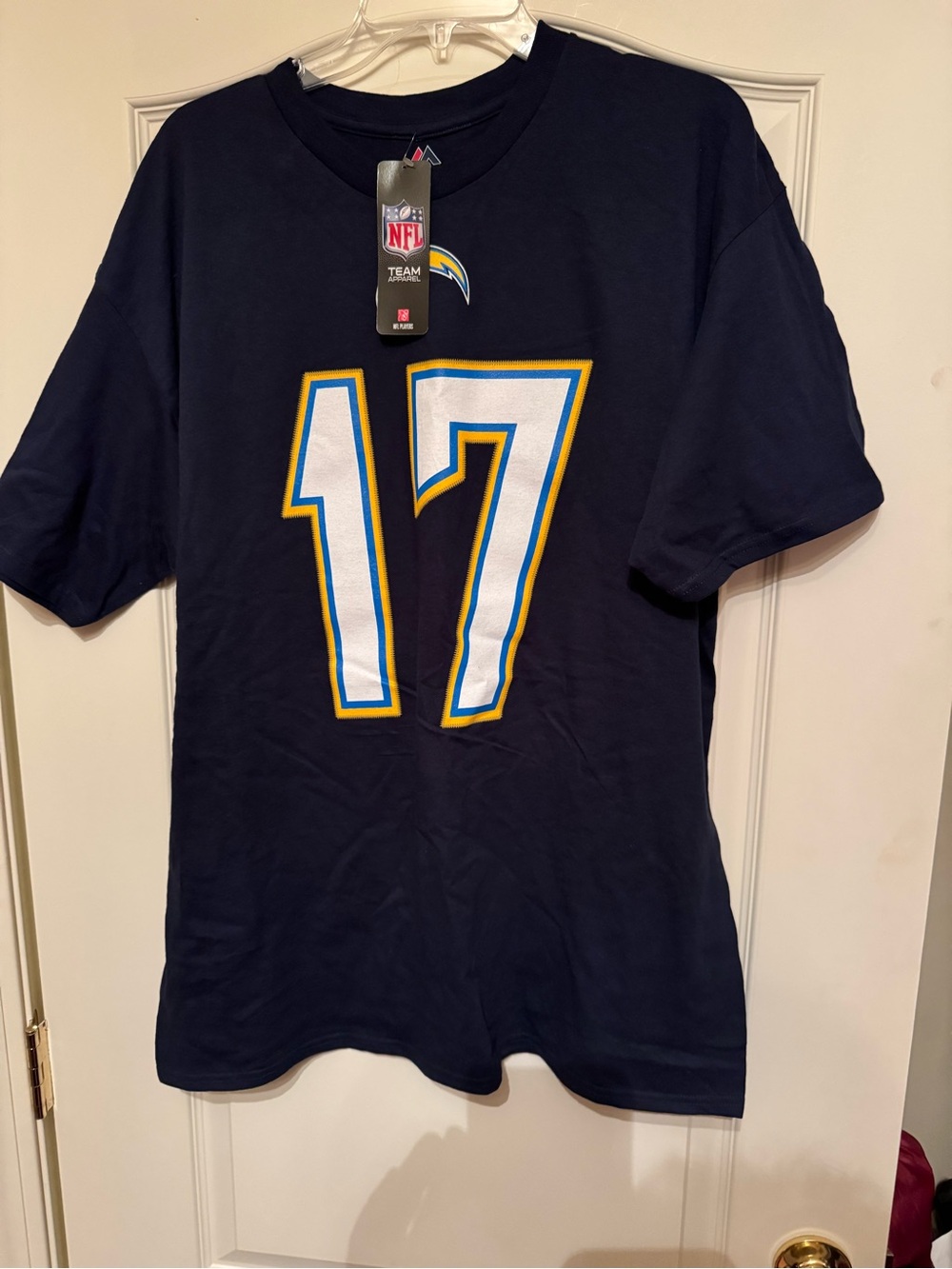 Majestic NFL San Diego Chargers Philip Rivers #17 Shirt Men’s Size XL NEW